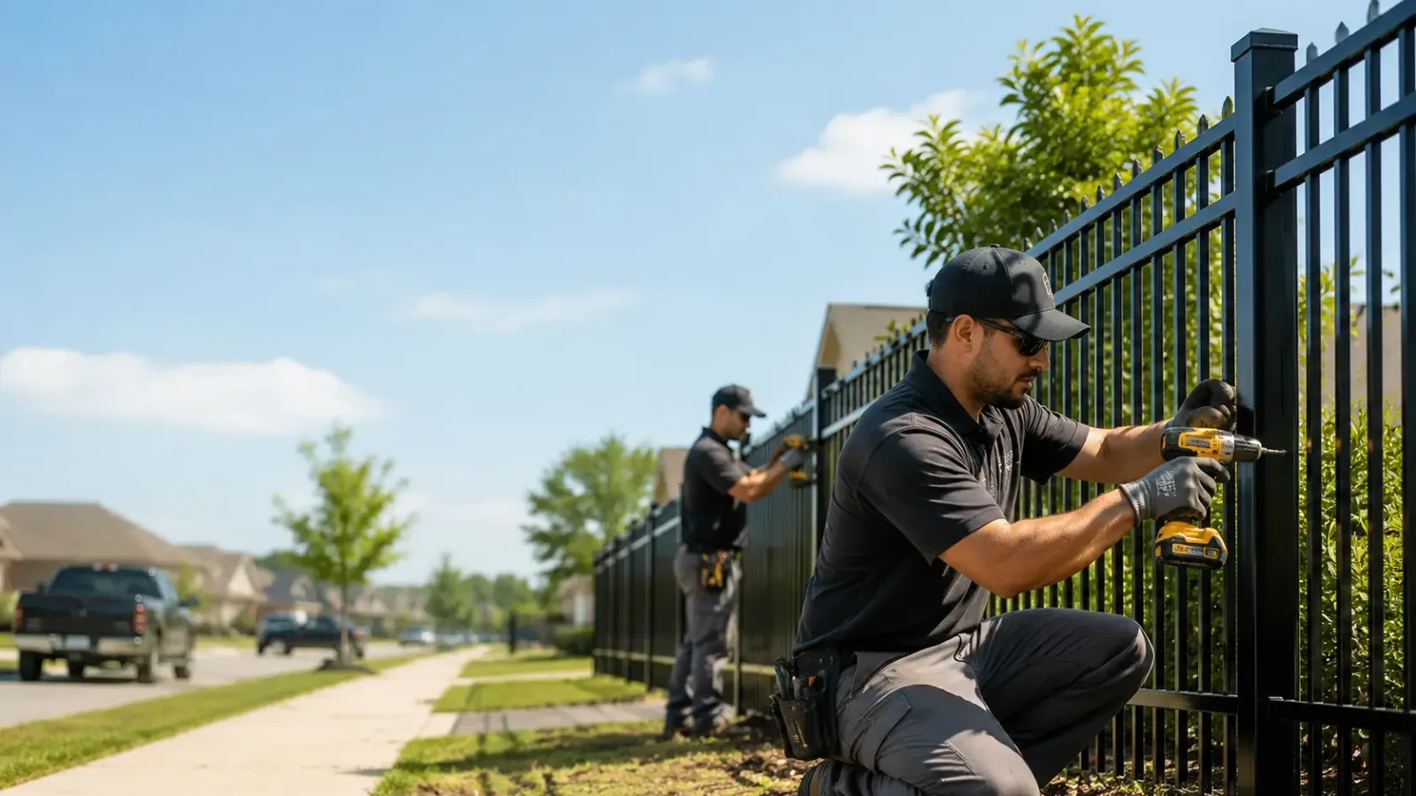 Metal Fence Installation in Needville, TX